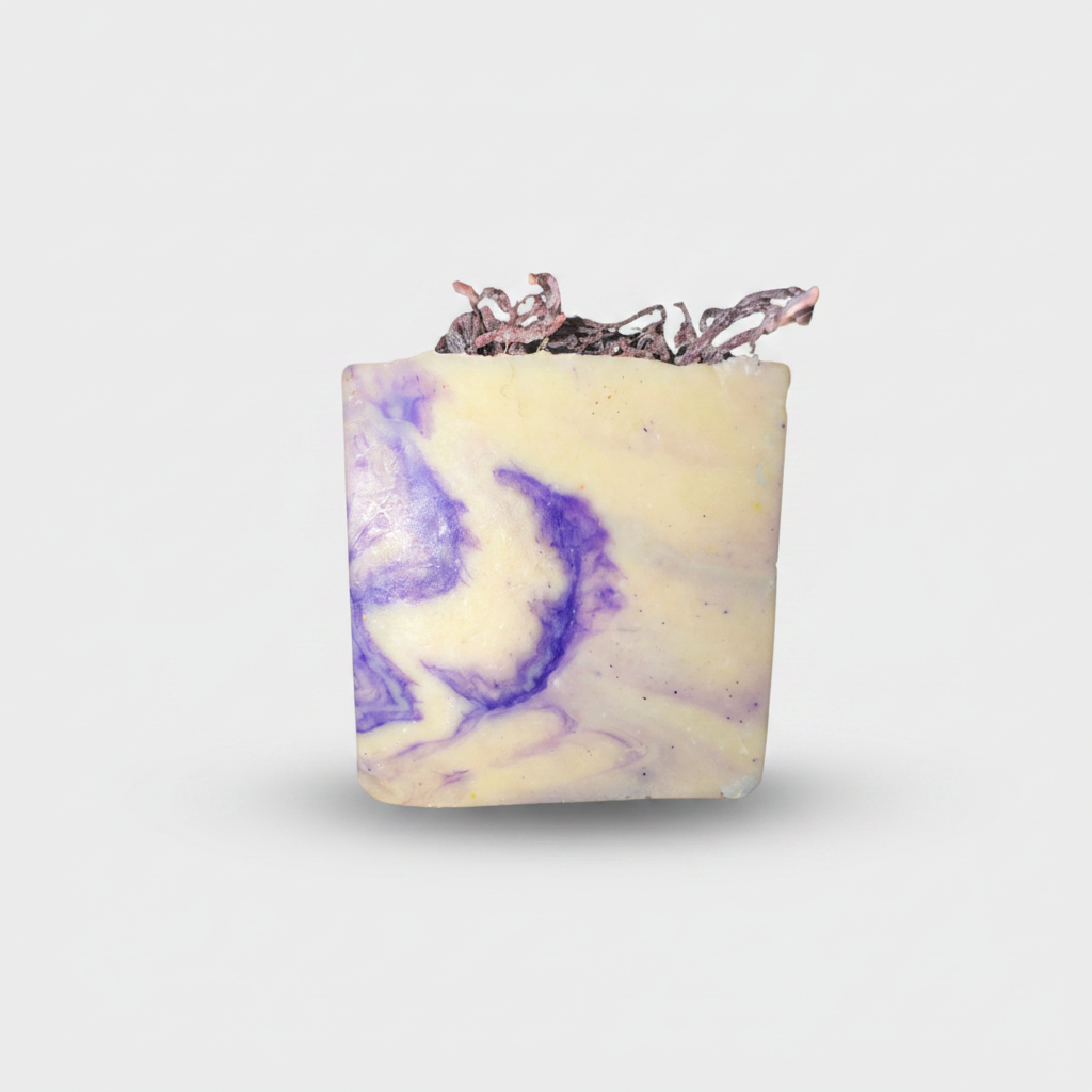 Purple Seamoss Salt Soap Bar