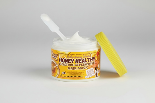 HONEY Healthy Moisture-Replenishing Hair Mask moisturizing and strengthening dry hair with natural honey benefits