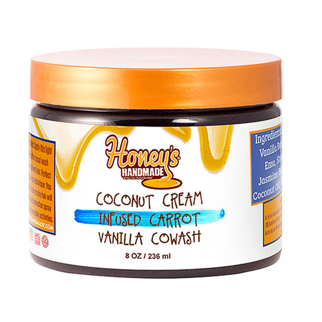 Coconut Cream Infused Carrot & Vanilla Cowash | Honey's Handmade.