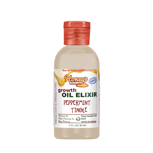 Peppermint Tingle Growth Oil Elixir | Honey's Handmade.