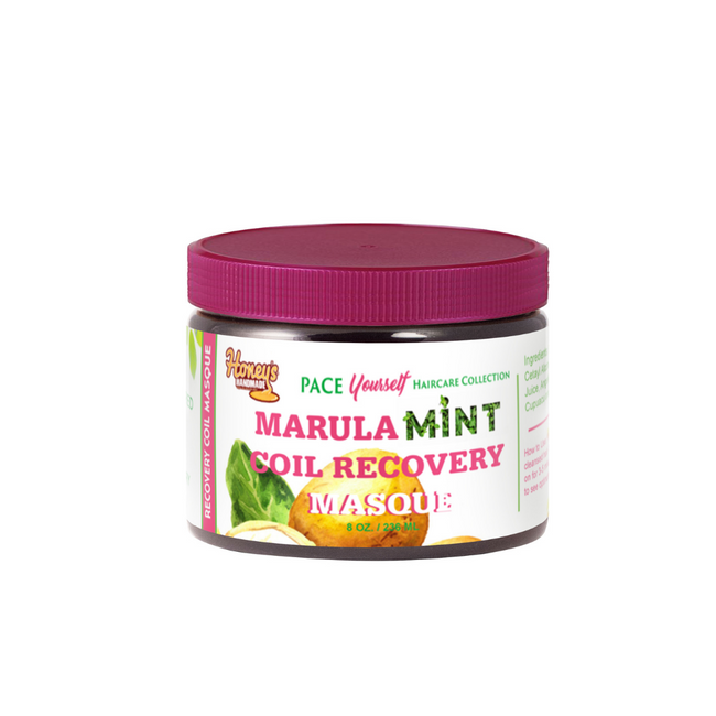 Marula Mint Recovery Masque | Honey's Handmade.