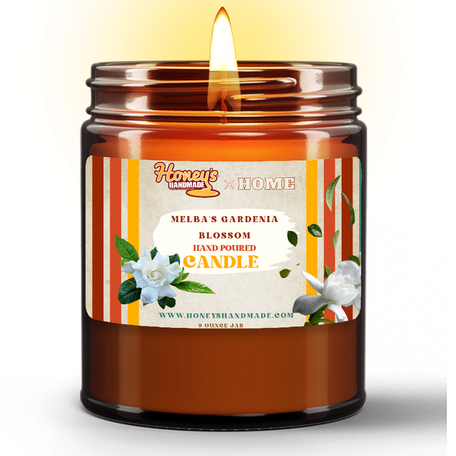 Melba's Gardenia Blossom Candle - Honey's Handmade