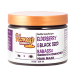 Elderberry & Black Seed  Babassu Growth Enriched Hair Mask | Honey's Handmade.