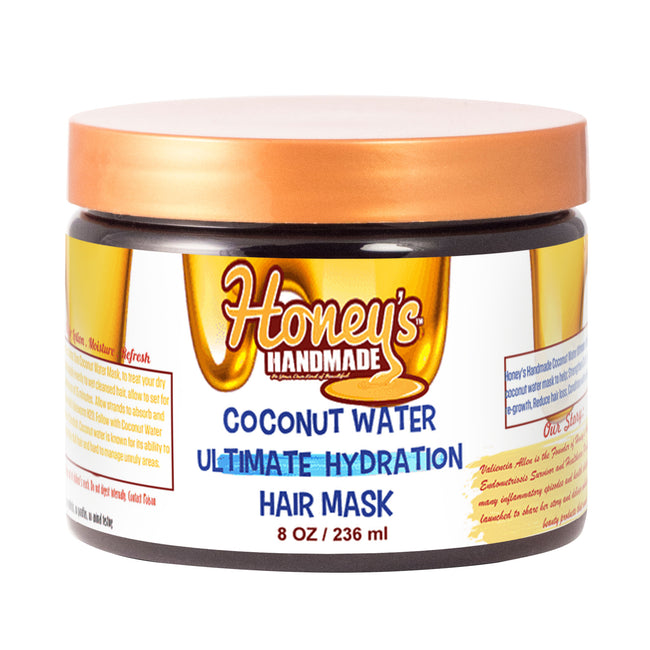 Coconut Water Ultimate Hydration Hair Mask | Honey's Handmade.